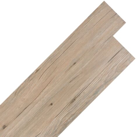 Vidaxl – Dalles de plancher PVC autoadhésif 5,02 m² – Dimensions 91,5 x 15,2 cm – Épaisseur 2 mm – Aspect marron chêne durable