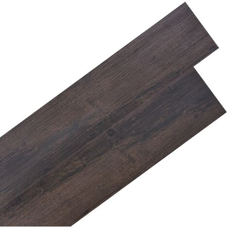 Vidaxl – Dalles de plancher PVC autoadhésif 5,02 m² – 36 planches 91,5 x 15,2 cm – Épaisseur 2 mm – Résistantes à l'eau et antidérapantes