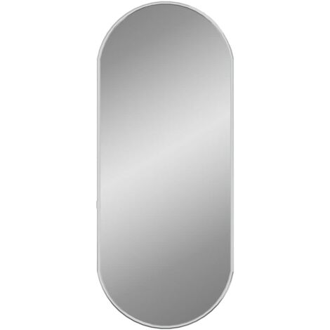 Miroir mural Argenté 60x25 cm Ovale vidaXL (1/5)