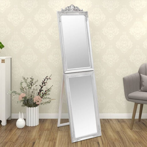 Miroir sur pied Argenté 40x160 cm vidaXL (1/5)