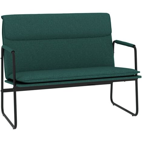 Banc Vert foncé 100x64x80 cm Tissu vidaXL
