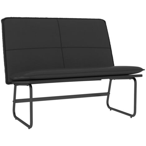 Banc Noir 100x75x76 cm Similicuir vidaXL (1/5)