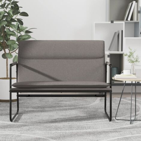 Banc Taupe 100x64x80 cm Tissu vidaXL