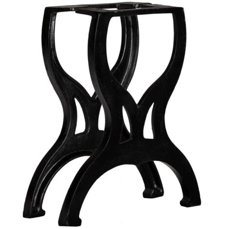 Pied de banc 2 pcs Cadre en X Fonte vidaXL (1/5)
