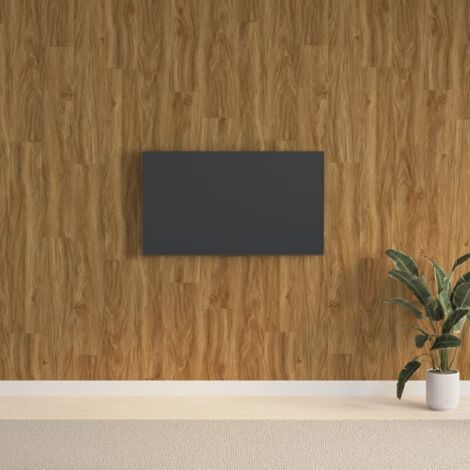 Panneaux muraux Aspect bois Marron PVC 2,06 m² vidaXL