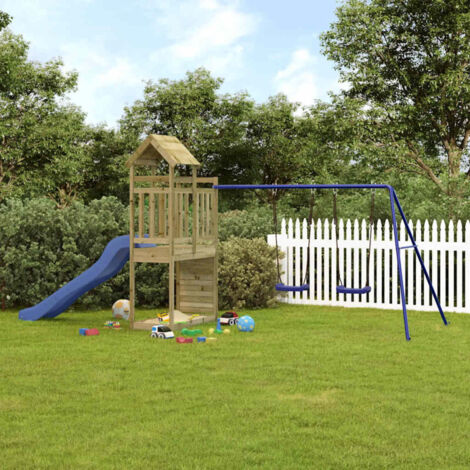 Aire de jeux d'extérieur bois de pin imprégné vidaXL (1/5)