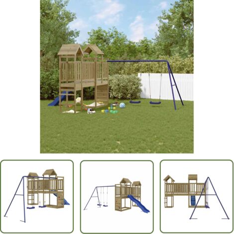 Aire de jeux d'extérieur bois de pin imprégné vidaXL (1/5)