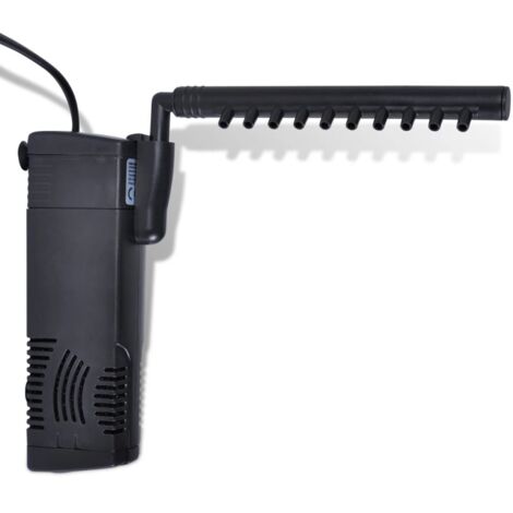 Filtre interne aquarium avec pompe 300 l/h filtration vidaXL
