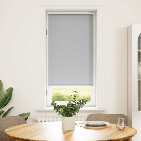 Store enrouleur occultant gris 60 x 120 cm vidaXL