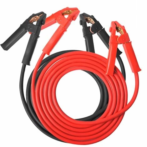 Câbles de démarrage robustes avec pinces, orange, 350 A, 16 pi de long  70505