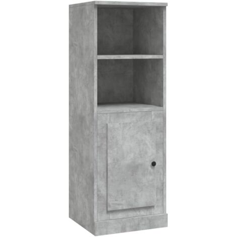 Buffet haut gris béton 36x35,5x103,5 cm bois d'ingénierie vidaXL (1/5)