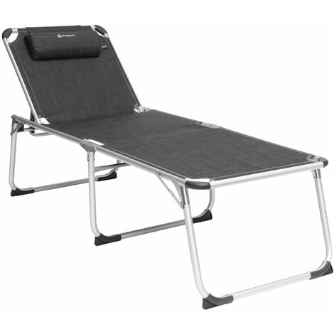 Outwell New Foundland XL Sonnenliege – Robuste Campingliege, Max. 120 Kg, Für Garten & Outdoor