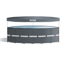 INTEX Ensemble de piscine ronde Ultra XTR Frame 488 x 122 cm 26326GN