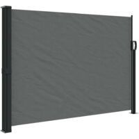 Auvent latéral rétractable anthracite 140x300 cm vidaXL