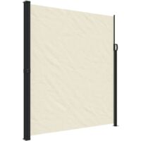 Auvent latéral rétractable crème 220x500 cm vidaXL