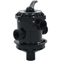 Vidaxl – Soupape à multi-voies pour filtre à sable ABS 1,5" 6 fonctions – Montage supérieur – Pression max 3,5 bar – Raccord 38 mm