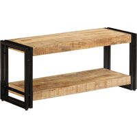 Meuble TV 90 x 30 x 40  cm Bois de manguier massif vidaXL