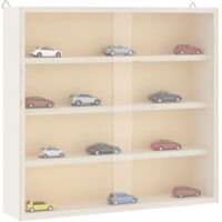 Vidaxl – Étagère murale en contreplaqué avec 4 étagères – Dimensions 40x8,5x37cm – Montage mural sans perçage – Charge maximale 20kg
