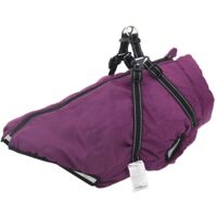 Manteau pour chiens avec harnais imperméable réfléchissant L52 vidaXL