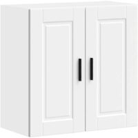 Vidaxl – Armoire murale de cuisine Porto blanc – Bois d'ingénierie – Dimensions 60x31x60 cm – Capacité 75 kg – Facile à entretenir