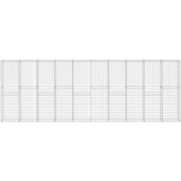 Mur à gabion avec couvercles Acier galvanisé 600 x 30 x 200 cm vidaXL