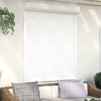 Vidaxl – Volet roulant aluminium 120x150 cm blanc – Résistance à l'abrasion et intempéries – Bonne isolation thermique et acoustique - vidaXL777476