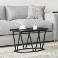 Table Basse Chêne noir 80 x 40 x 40.5 cm vidaXL
