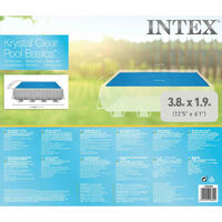 INTEX Couverture solaire de piscine rectangulaire 400x200 cm