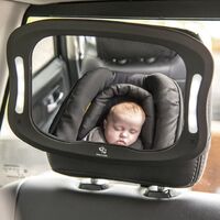 A3 Baby Kids Miroir De Voiture Pour Bebe Avec Led 28 5x21 4x8cm Noir