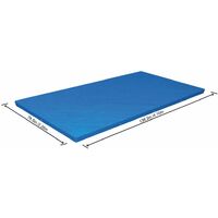 Bestway Couverture de piscine Flowclear 400x211 cm - Bleu