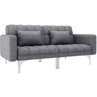 Canape D Angle Convertible Helge Reversible Gris Fonce Scandinave