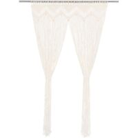 Vidaxl – Rideau de porte macramé 140x240 cm en coton – Lavable à basse température – Facile à couper – Fixation par tunnel