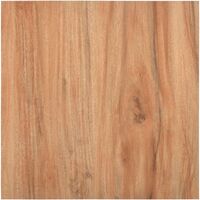 Dalles de plancher autoadhésives 5,11 m² PVC bois clair vidaXL