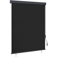 Store roulant d'extérieur 140 x 250 cm Anthracite vidaXL