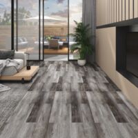 Vidaxl – Planches de sol PVC autoadhésives 5,02 m² – 36 planches 91,45 x 15,24 cm – Épaisseur 2 mm – Résistantes à l'humidité et antidérapantes
