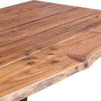 Table de salle à manger Bois d'acacia massif 170x90x75 cm