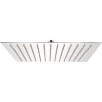 2 Pommes De Douche Plongeantes 50x50cm En Inox - 324 Buses Anti-calcaire, Réglables