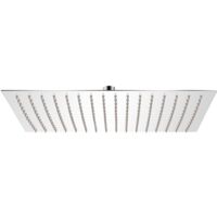 Vidaxl – Tête de douche rectangulaire 40x30 cm en acier inoxydable – 192 buses anti-calcaire – Articulation pivotante pour angle ajustable