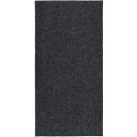 Vidaxl – Tapis de couloir 100x200 cm anthracite – Tapis anti-poussière avec surface en feutre aiguilleté – Dos en gel antidérapant