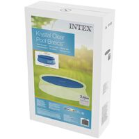 INTEX Couverture solaire de piscine Bleu 206 cm Polyéthylène