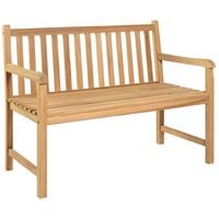 Banc de jardin 114 cm bois de teck solide vidaXL