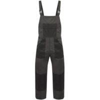 vidaXL Salopette de travail pour hommes v/êtement de travail Taille M Gris