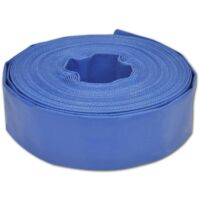 vidaXL Tuyau plat 25 m 3" PVC