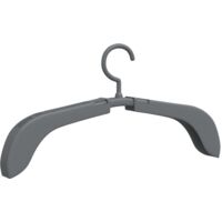 Cintres extensibles 5 pcs Gris vidaXL