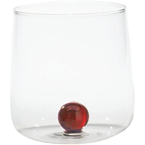 Bicchiere borosilicato Bilia Tumbler Zafferano set 6 pezzi colore Ambra