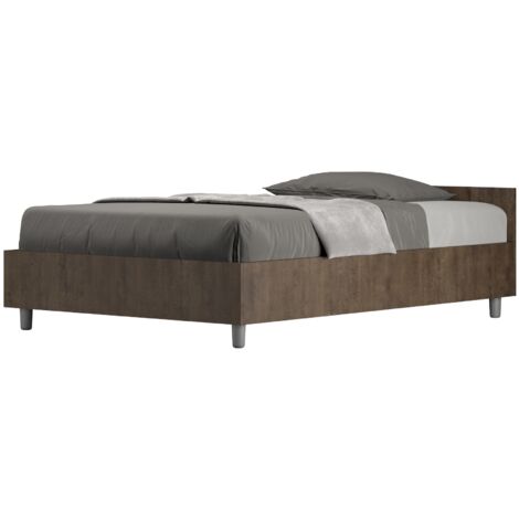 Letto una piazza e mezza contenitore 120x190 noce Nuamo (1/5)