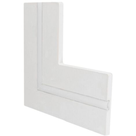 Profilo a L in alluminio integrato per strisce LED nel cartongesso a scomparsa