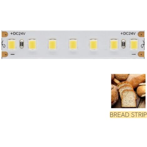 Striscia led per illuminare il banco alimenti del Pane - Bobina da 5m 14,4W/M 80LM/W IP20 2700K (1/4)