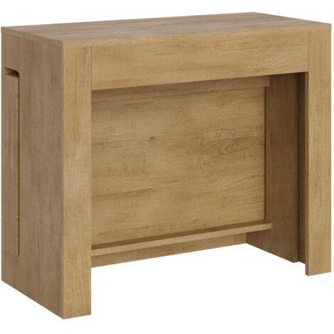 Consolle allungabile - EVOLVE - Colore: Quercia Natura - Dimensioni: 90x42/302