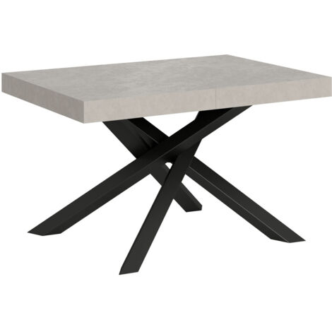 Itamoby Tavolo Allungabile Volantis – Piano Quercia Natura 90x130 Cm, Apertura A 234 Cm – Telaio Antracite, Design Moderno